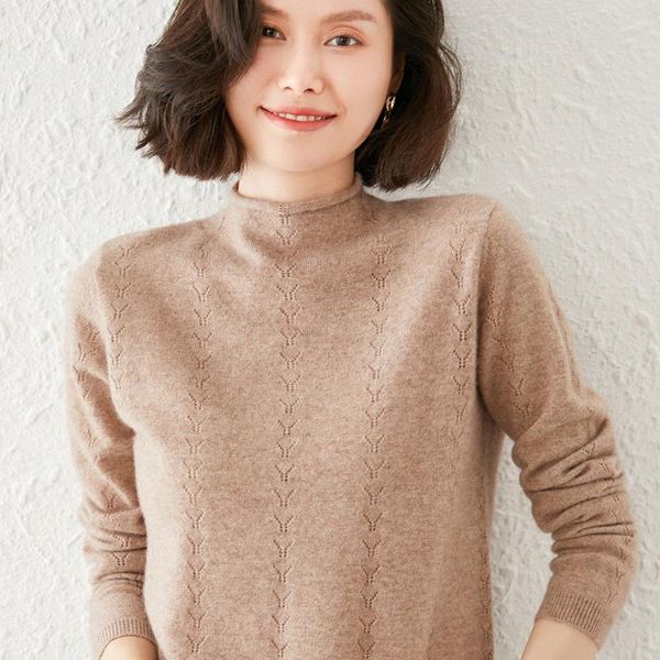 women's sweaters wool sweater women half high collar hollowed out long sleeves short casual stylish female pullover jacket ladies winte, White;black
women's sweaters wool sweater women half high collar hollowed out long sleeves short casual stylish female pullover jacket ladies winte, White;black