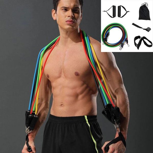 resistance bands 11pcs/set fitness elastic rubber tubes expander band stretch pull rope sports workout exercise gym equipment
resistance bands 11pcs/set fitness elastic rubber tubes expander band stretch pull rope sports workout exercise gym equipment