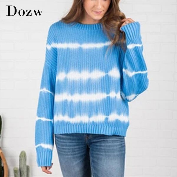 o neck tie dye pullover sweater women batwing long sleeve loose casual sweaters soft warm knitted ladies 210414, White;black
o neck tie dye pullover sweater women batwing long sleeve loose casual sweaters soft warm knitted ladies 210414, White;black