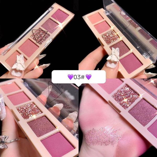 eye shadow purple pigment eyeshadow palette pink metal shimmer glow glitter three-dimensional women maquillaje cosmetics
eye shadow purple pigment eyeshadow palette pink metal shimmer glow glitter three-dimensional women maquillaje cosmetics