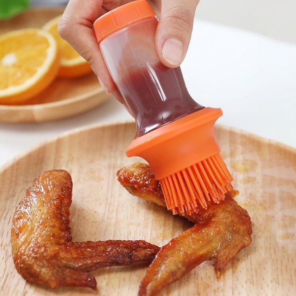 pc silicone oil bottle with brush for baking dishes, barbecue pastries, liquid brushing tools bbq & accessories
pc silicone oil bottle with brush for baking dishes, barbecue pastries, liquid brushing tools bbq & accessories