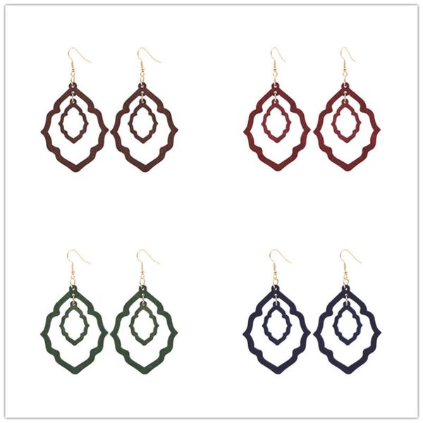 dangle & chandelier zwpon fashion double layer quadrifoglio morocco wooden drop earrings summer cutout for woman female jewelry, Silver
dangle & chandelier zwpon fashion double layer quadrifoglio morocco wooden drop earrings summer cutout for woman female jewelry, Silver
