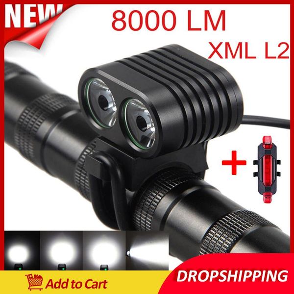 bike light usb rechargeable 4 modes 8000 lumens ipx7 mountain led front headlight with rear taillight bicycle accessories lights
bike light usb rechargeable 4 modes 8000 lumens ipx7 mountain led front headlight with rear taillight bicycle accessories lights