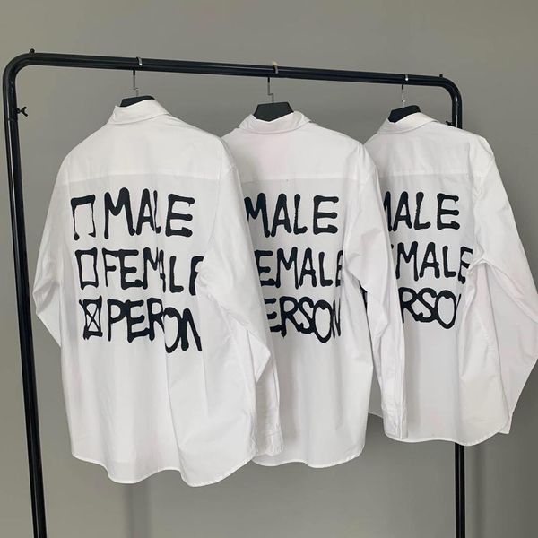 shirts ss hip hop quality vetements male female printed long sleeve women men oversized cotton white shirts, White;black
shirts ss hip hop quality vetements male female printed long sleeve women men oversized cotton white shirts, White;black