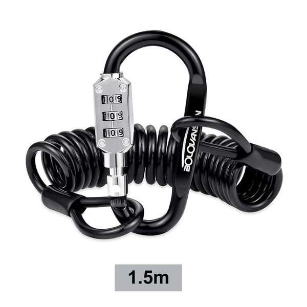 bike locks mini portable anti-theft bicycle lock 3 digit combination code 1.5m long steel cable cycling helmet motorcycle
bike locks mini portable anti-theft bicycle lock 3 digit combination code 1.5m long steel cable cycling helmet motorcycle
