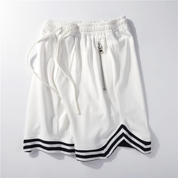 men's casual shorts summer running fitness trend short pants loose basketball training pants, White;black
men's casual shorts summer running fitness trend short pants loose basketball training pants, White;black