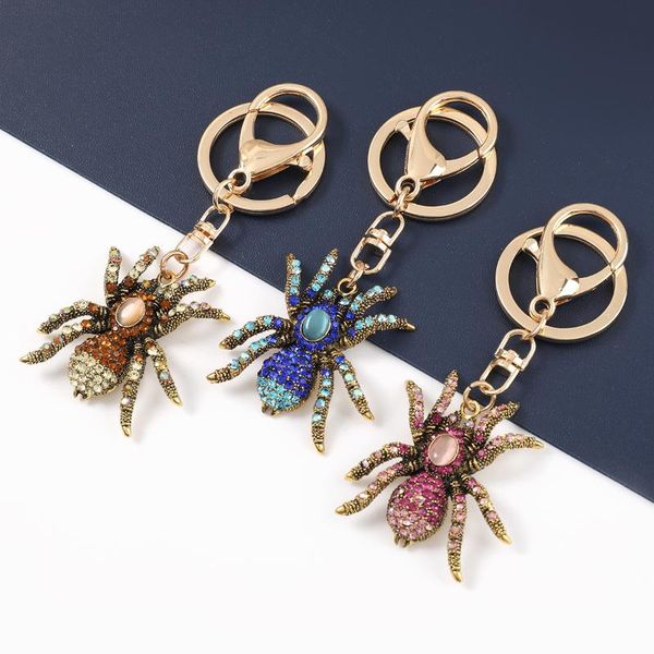 keychains alloy rhinestone spider key chain 2021 fashion car ring girl bag pendant accessory small gift keychain charms, Silver
keychains alloy rhinestone spider key chain 2021 fashion car ring girl bag pendant accessory small gift keychain charms, Silver