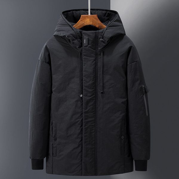 men 2021 winter new long casual thick fleece hooded waterproof down jacket coat outwear fashion pockets, Black
men 2021 winter new long casual thick fleece hooded waterproof down jacket coat outwear fashion pockets, Black