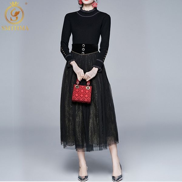 spring autumn women stand collar knitted sweater +elegant high waist mesh midi two piece skirts set 210520, White
spring autumn women stand collar knitted sweater +elegant high waist mesh midi two piece skirts set 210520, White