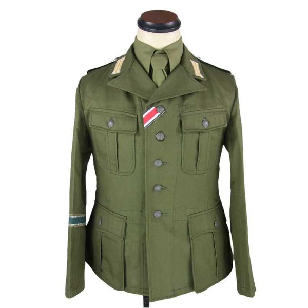 men's tracksuits wwii german dak field tunic jacket with insignia green, Gray
men's tracksuits wwii german dak field tunic jacket with insignia green, Gray