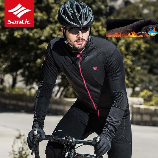 racing jackets santic men windbreakers cycling jacket windproof thermal fleece breathable jersey antiskip hem outdoor sports, Black;red
racing jackets santic men windbreakers cycling jacket windproof thermal fleece breathable jersey antiskip hem outdoor sports, Black;red