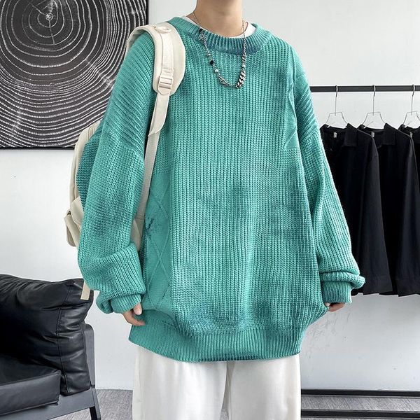 men's sweaters neploha 2021 autumn winter korean solid color casual o neck retro streetwear male pullovers vintage man, White;black
men's sweaters neploha 2021 autumn winter korean solid color casual o neck retro streetwear male pullovers vintage man, White;black