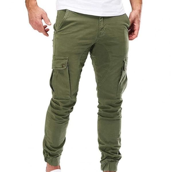 men's pants trousers with drawstring solid color ankle straps casual multi-pocket overalls breathable mid-waist, Black
men's pants trousers with drawstring solid color ankle straps casual multi-pocket overalls breathable mid-waist, Black