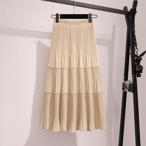 autumn korean elastic waist slimming simple solid color stretch skirt casual high women long skirts, Black
autumn korean elastic waist slimming simple solid color stretch skirt casual high women long skirts, Black