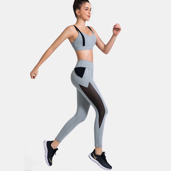 luxury women's tracks yoga women's fitns training cloth spring and summer sports bra high waist hip lifting peach pants yoga two-p, Gray
luxury women's tracks yoga women's fitns training cloth spring and summer sports bra high waist hip lifting peach pants yoga two-p, Gray