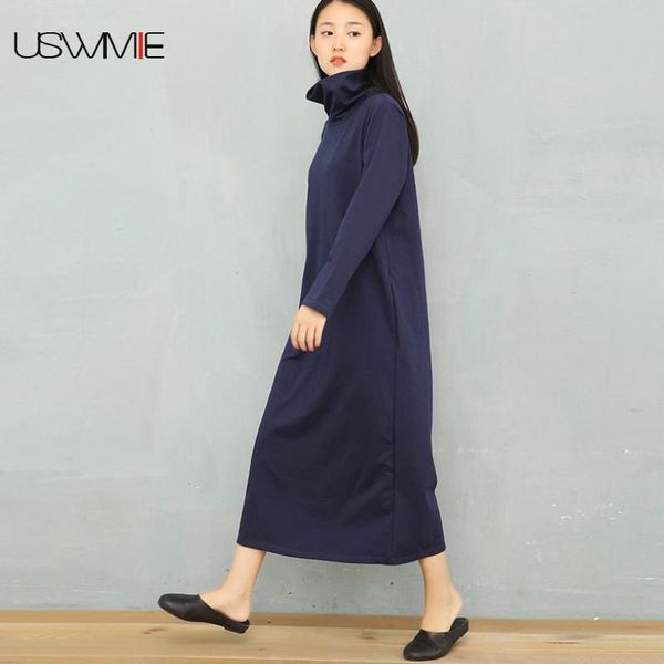 casual dresses 2021 winter knitted retro solid color elegant dress long sleeve pockets elastic force comfort bottom turtleneck vestidos, Black;gray
casual dresses 2021 winter knitted retro solid color elegant dress long sleeve pockets elastic force comfort bottom turtleneck vestidos, Black;gray