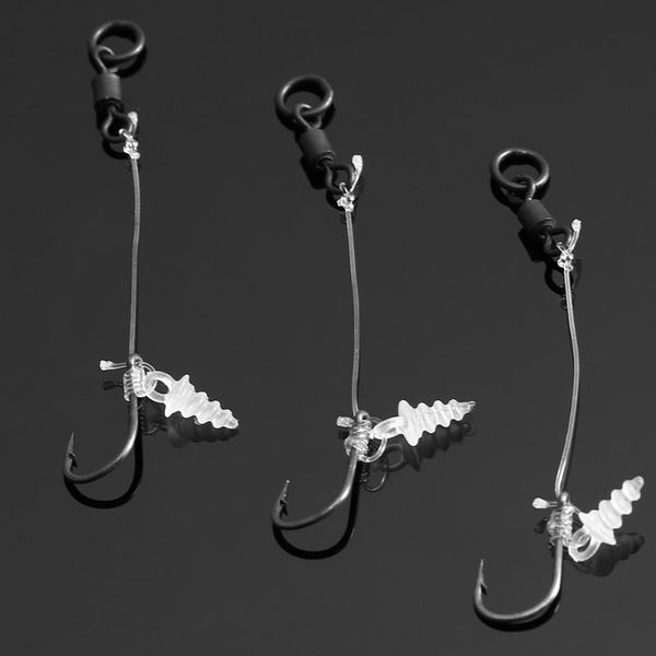 3pcs 4# / 6# 8# fishing hair rig hook with swivel pellets peg s carp accessory hooks pesca
3pcs 4# / 6# 8# fishing hair rig hook with swivel pellets peg s carp accessory hooks pesca
