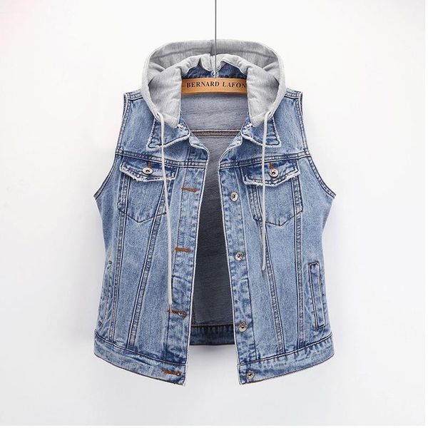 women's vests sedutmo summer plus size 5xl denim vest women slim streetwear remove hooded jacket autumn casual coat basic waistcoat ed1, Black;white
women's vests sedutmo summer plus size 5xl denim vest women slim streetwear remove hooded jacket autumn casual coat basic waistcoat ed1, Black;white