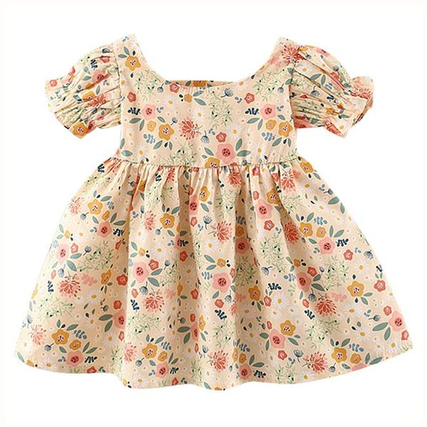 summer infant baby girl dress clothes bubble sleeve floral back princess casual toddler skirt for girls birthday clothing girl's dresse, Red;yellow
summer infant baby girl dress clothes bubble sleeve floral back princess casual toddler skirt for girls birthday clothing girl's dresse, Red;yellow