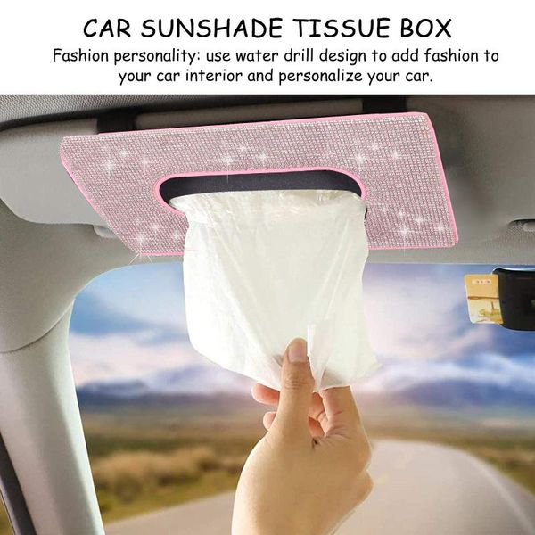 tissue boxes & napkins bling car holder sun visor napkin box sparkly seat back with rhinestone auto interior storage decoration
tissue boxes & napkins bling car holder sun visor napkin box sparkly seat back with rhinestone auto interior storage decoration
