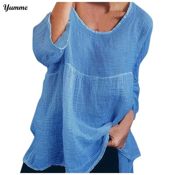 women's blouses & shirts plus size casual cotton linen women blouse solid shirt 2021 spring autumn blusas lady loose and, White
women's blouses & shirts plus size casual cotton linen women blouse solid shirt 2021 spring autumn blusas lady loose and, White
