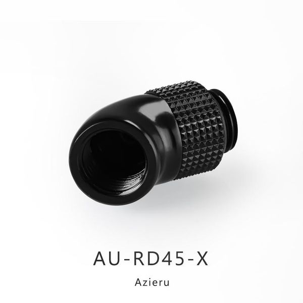 azieru black glod silver g1/4'' thread 45 degree rotary fitting adapter rotating degrees water cooling adaptors b-rd45-x fans & co
azieru black glod silver g1/4'' thread 45 degree rotary fitting adapter rotating degrees water cooling adaptors b-rd45-x fans & co