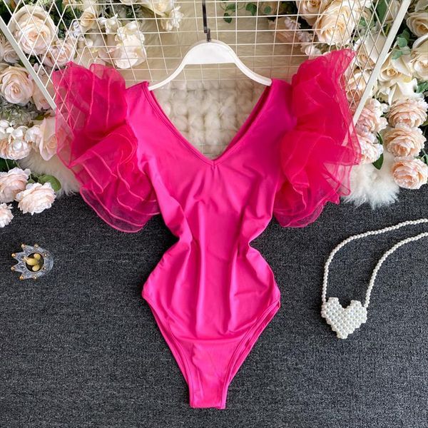 girl soild v neck mesh womens romper ruffle lotus leaf sleeve bodysuits swim beach holiday bodysuit rompers outfit, Black;white
girl soild v neck mesh womens romper ruffle lotus leaf sleeve bodysuits swim beach holiday bodysuit rompers outfit, Black;white