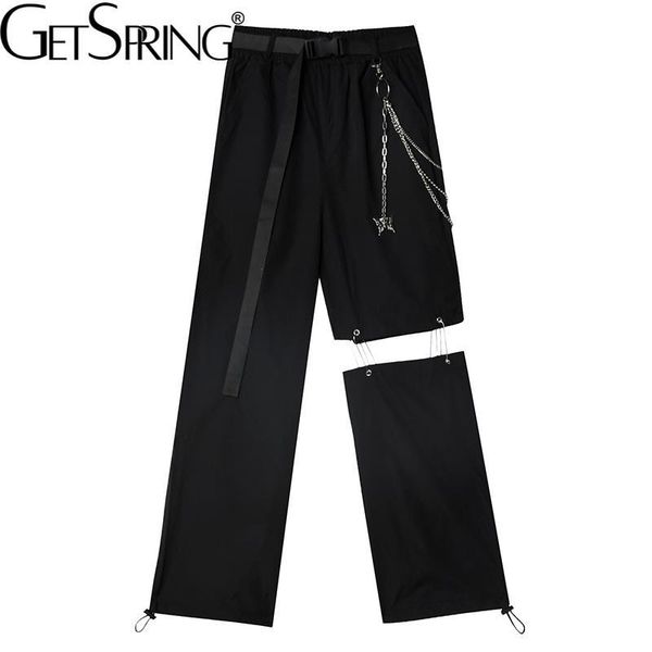 women's pants & capris getspring women pant hollow out patchwork asymmetry long irregular black white high waist trousers 2021
women's pants & capris getspring women pant hollow out patchwork asymmetry long irregular black white high waist trousers 2021