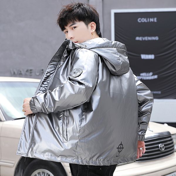 2021 hooded spring and autumn et hip hop fashion youth ruffian handsome coat men's wear, Black;brown
2021 hooded spring and autumn et hip hop fashion youth ruffian handsome coat men's wear, Black;brown