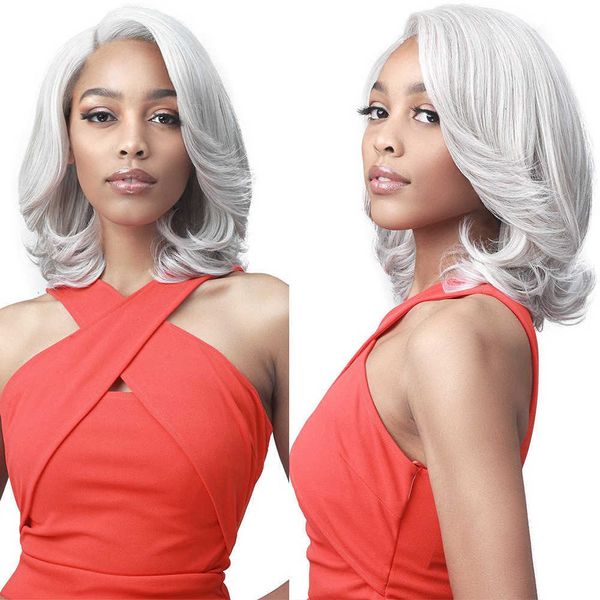 wig female wig multicolor medium short curly hair chemical fiber headgear, Black
wig female wig multicolor medium short curly hair chemical fiber headgear, Black