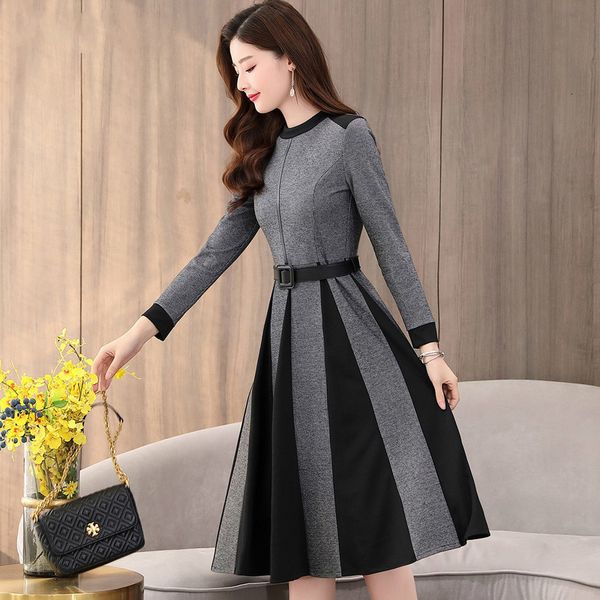 casual dresses 2021 spring female the line ed in long sleeves at knee lady of elegant office ny neck autumn es, Black;gray
casual dresses 2021 spring female the line ed in long sleeves at knee lady of elegant office ny neck autumn es, Black;gray