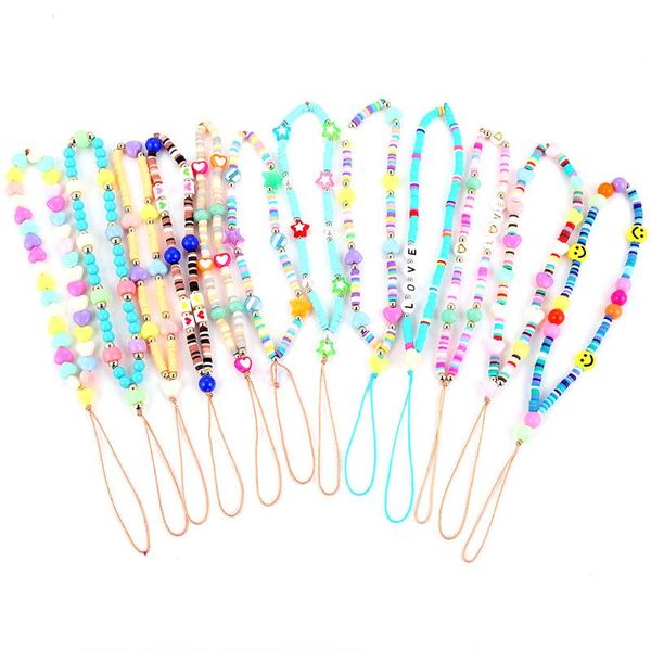 charms single sale bohemia phone rope chain multi color heart resin beads for women necklace strap prevent lost mobile, Bronze;silver
charms single sale bohemia phone rope chain multi color heart resin beads for women necklace strap prevent lost mobile, Bronze;silver