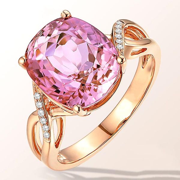 cluster rings oval pink crystal zircon diamonds gemstones for women rose gold color wedding band jewelry bijoux bague girlfriend gifts, Golden;silver
cluster rings oval pink crystal zircon diamonds gemstones for women rose gold color wedding band jewelry bijoux bague girlfriend gifts, Golden;silver