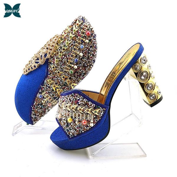 arrival royal blue color shinning pu material ladies shoes and bag set decorated with colorful rhinestone for party dress, Black
arrival royal blue color shinning pu material ladies shoes and bag set decorated with colorful rhinestone for party dress, Black