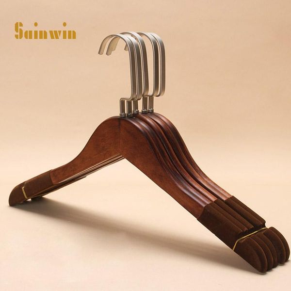 hangers & racks sainwin 10pcs/lot wood for clothes flocking hanger el store coat suit hanger(30pcs can logo)
hangers & racks sainwin 10pcs/lot wood for clothes flocking hanger el store coat suit hanger(30pcs can logo)