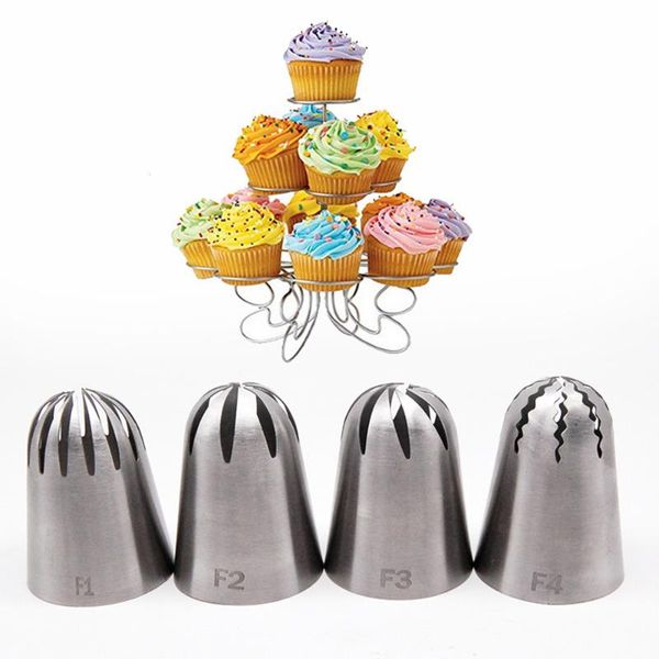 baking & pastry tools cupcake cake decorating 4 patterns dessert nozzle tips set christmas kitchen diy icing piping cream reusable
baking & pastry tools cupcake cake decorating 4 patterns dessert nozzle tips set christmas kitchen diy icing piping cream reusable