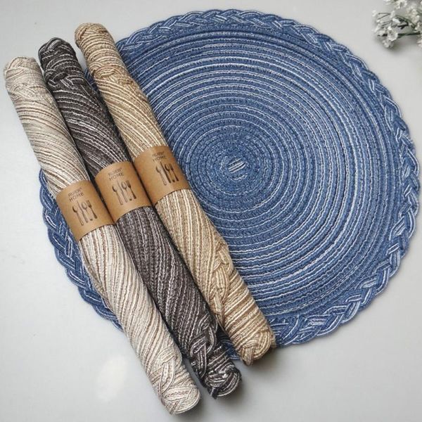 mats & pads 4pcs round placemats for dining table woven heat resistant anti-slid kitchen 15 inch drink cup
mats & pads 4pcs round placemats for dining table woven heat resistant anti-slid kitchen 15 inch drink cup