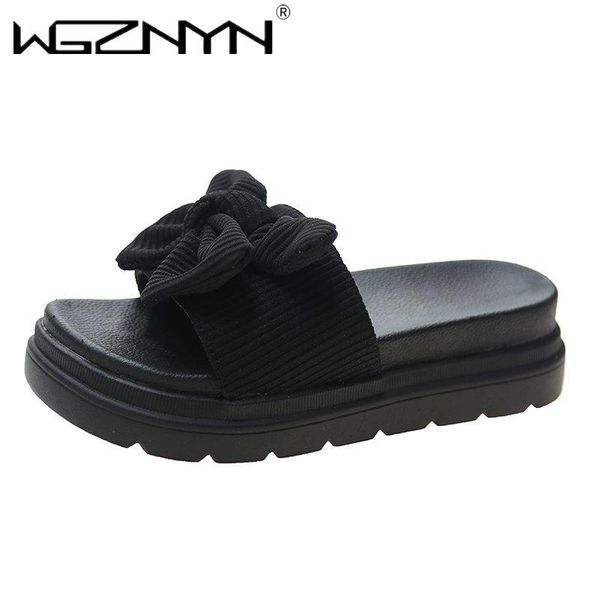 slippers women slides summer bow sandals bow-knot with thick soles platform female floral beach shoes, Black
slippers women slides summer bow sandals bow-knot with thick soles platform female floral beach shoes, Black
