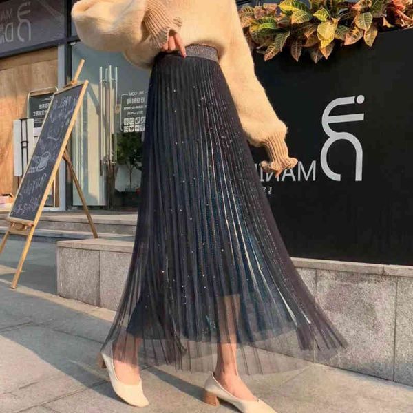 Skirts skirts Autumn Bling Beaded Maxi Mesh Skirt Spring Women's Fairy A-line Lush Metallic Pleated Ankle Long Gauze S 23DS, Black
Skirts skirts Autumn Bling Beaded Maxi Mesh Skirt Spring Women's Fairy A-line Lush Metallic Pleated Ankle Long Gauze S 23DS, Black