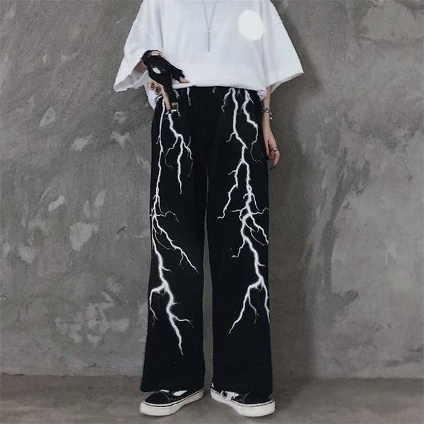 mingliusili vintage wide leg pant women spring fashion gothic pants streetwear black loose punk print trousers 211007, Black;white
mingliusili vintage wide leg pant women spring fashion gothic pants streetwear black loose punk print trousers 211007, Black;white