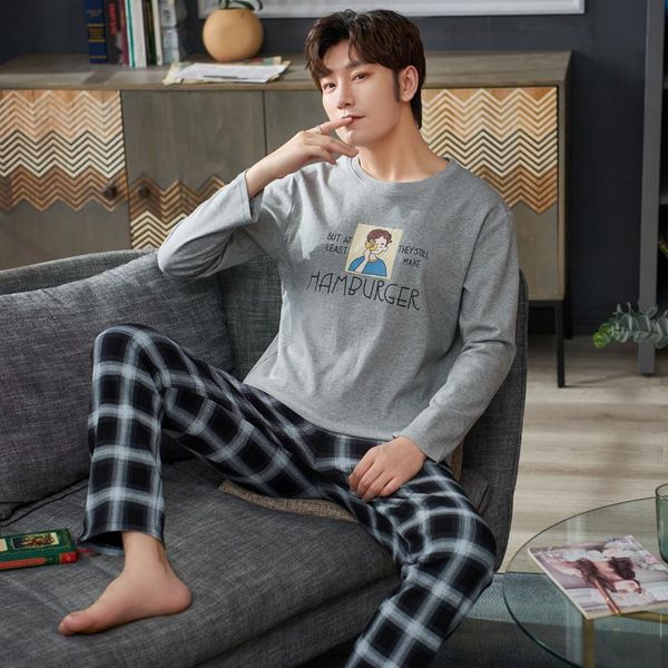 6535cotton pullover long sleeve trousers pajama a sets winter boy man jammies o-neck home casual sleepwear nightwear pyjamas cke men's, Black;brown
6535cotton pullover long sleeve trousers pajama a sets winter boy man jammies o-neck home casual sleepwear nightwear pyjamas cke men's, Black;brown