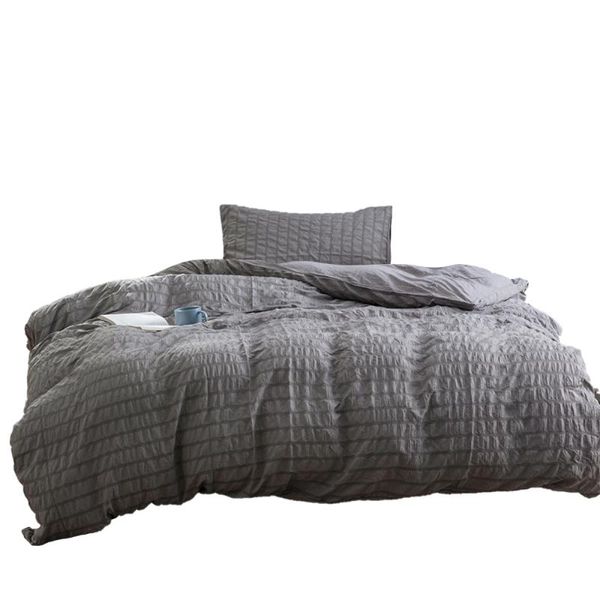 bedding sets pillowcase 3pcs polyester white seersucker long strip craft kit comefortable two-piece suit luxury quilt set
bedding sets pillowcase 3pcs polyester white seersucker long strip craft kit comefortable two-piece suit luxury quilt set