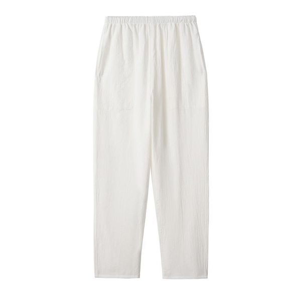 men's pants 100% cotton trousers chinese old coarse cloth plus fertilizer tai chi all-match loose, Black
men's pants 100% cotton trousers chinese old coarse cloth plus fertilizer tai chi all-match loose, Black