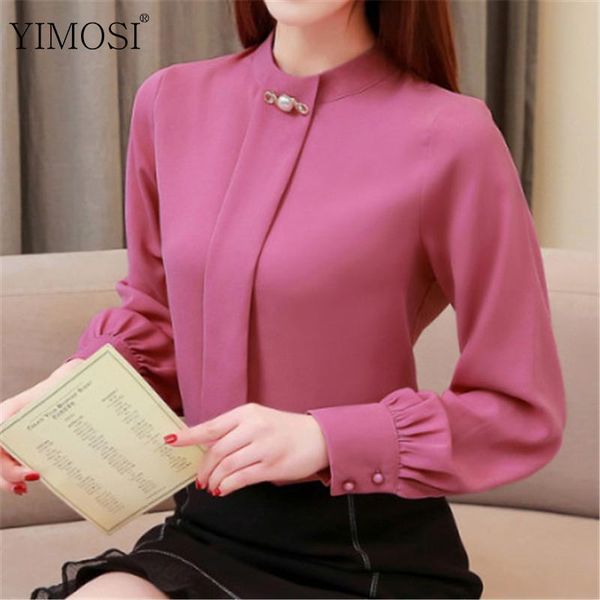 elegant women chiffon blouse shirt casual solid stand long sleeve shirts blusas plus size lady beading office women's blouses &, White
elegant women chiffon blouse shirt casual solid stand long sleeve shirts blusas plus size lady beading office women's blouses &, White