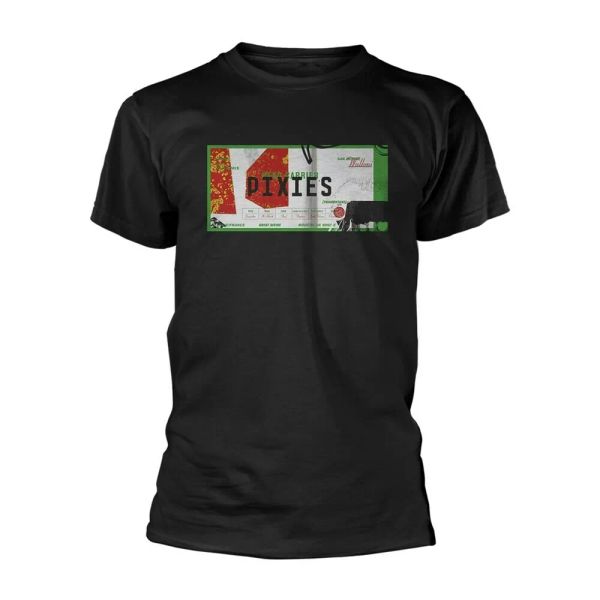 black pixies head carrier authorized men t-shirt, White;black 
black pixies head carrier authorized men t-shirt, White;black