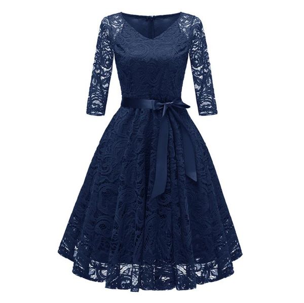 casual dresses vintage hepburn dress women 1950s crochet lace pleated bow belt evening party swing princess banquet vestidos, Black;gray
casual dresses vintage hepburn dress women 1950s crochet lace pleated bow belt evening party swing princess banquet vestidos, Black;gray
