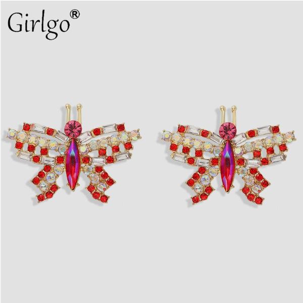 girlgo cute stud earrings for women girls butterfly multicolored insect earring brincos jewelry wedding party gifts wholesale, Golden;silver
girlgo cute stud earrings for women girls butterfly multicolored insect earring brincos jewelry wedding party gifts wholesale, Golden;silver