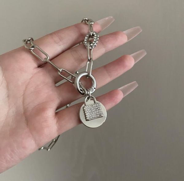 pendant necklaces korea ins luxury necklace retro cold lock personality street punk chain clavicle women chic, Silver
pendant necklaces korea ins luxury necklace retro cold lock personality street punk chain clavicle women chic, Silver