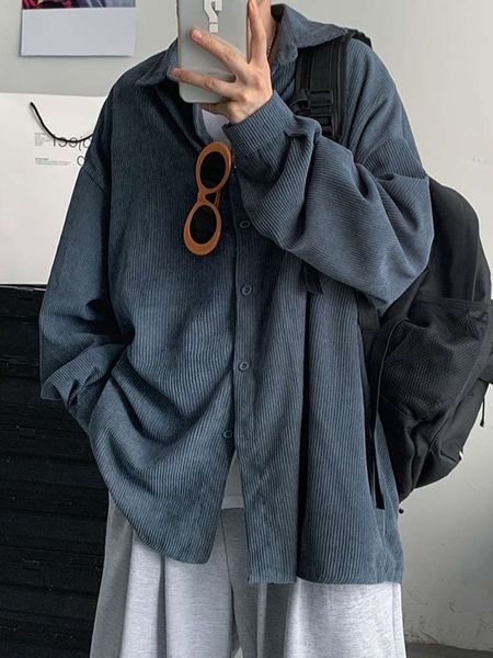 men's casual shirts shirt casual korean version ruffian handsome corduroy jacket is with autumn long sleeve uo4y ajqk, White;black
men's casual shirts shirt casual korean version ruffian handsome corduroy jacket is with autumn long sleeve uo4y ajqk, White;black