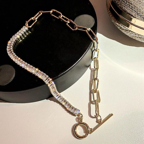 chains creativity geometric crystal necklace for women r luxury jewelry neck inlaid zircon chokers, Silver
chains creativity geometric crystal necklace for women r luxury jewelry neck inlaid zircon chokers, Silver